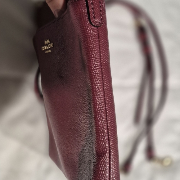 Coach Burgundy Crossbody Bag - Picture 8 of 8